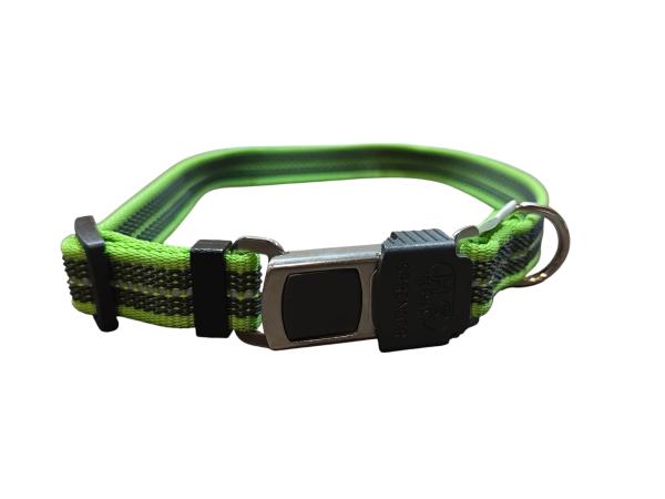 Gummiertes Halsband verstellbar mit Clicklock